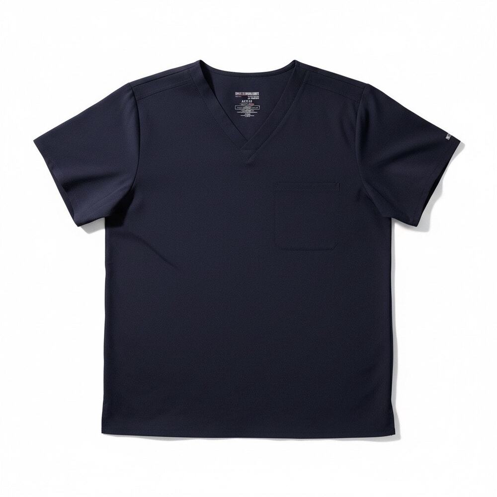 Grey's Anatomy Women's V-Neck Scrub Top Size 3X Navy Blue Workwear